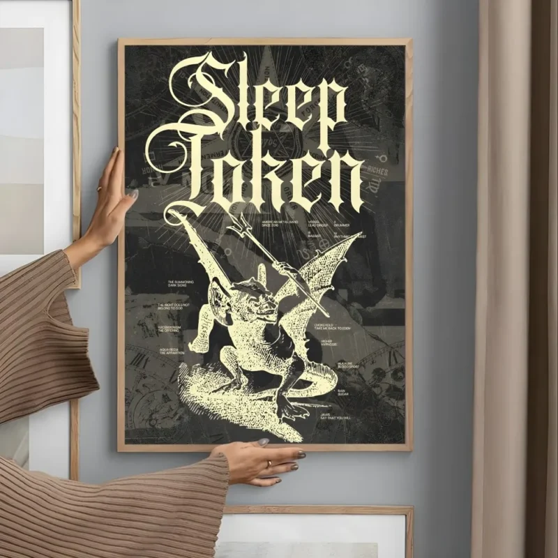 Sleep Band T-Tokens Poster Sticky Wall Art Printing Waterproof Home Living Bed Room Bar Hallway Aesthetic Decor - Image 6