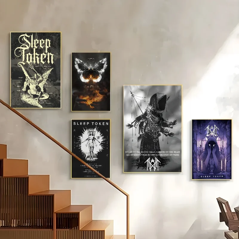 Sleep Band T-Tokens Poster Sticky Wall Art Printing Waterproof Home Living Bed Room Bar Hallway Aesthetic Decor