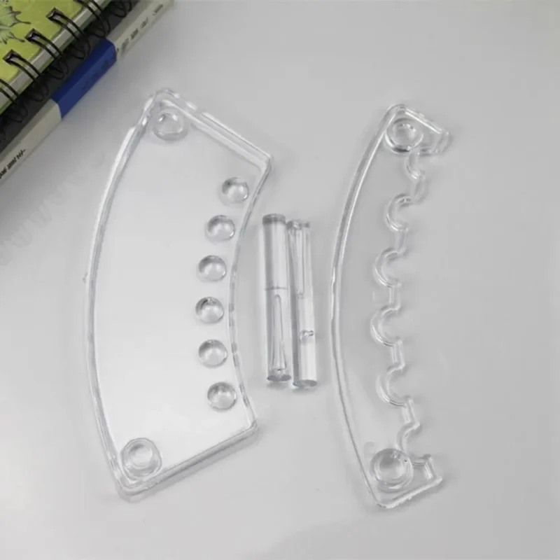 Vertical 6-Slots Pen Holder Plastic Pen Display Stand Eyebrow Pen Stand Makeup Brush Rack Organizer - Image 5