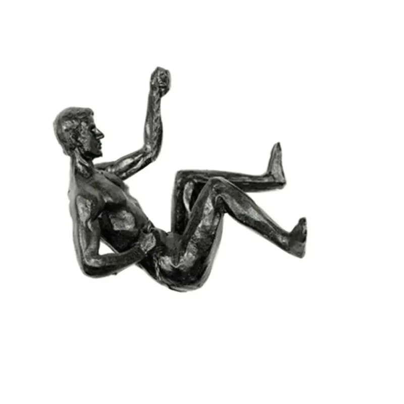 Athlete Rock Climbing Man Resin Background Wall Hanging Decoration Sculpture Statue Figures Present Decor Retro New 2023 - Image 4