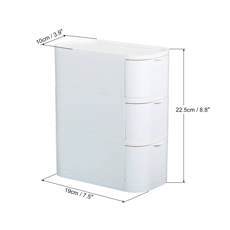 Multifunctional Stationery Holder Student Desktop Drawers Stackable Plastic Storage Box Makeup Brush Stationery Desk Organizer - Image 2