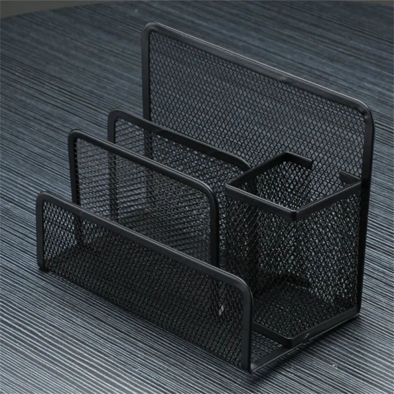 Office Storage Rack File Organizer Letter Sorter Desk Mail Business Document Tray Office File Holder School Supplies - Image 2