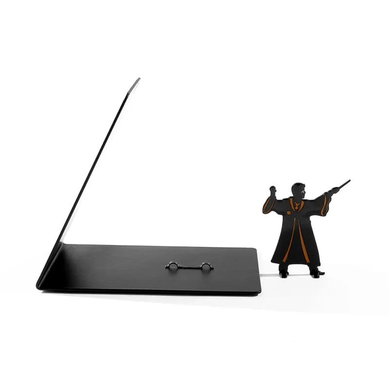 Harer Potty Range Book Ends for Fan Collection Heavy Duty Metal Bookends Office Desktop for Book Lovers Office Supplies - Image 5