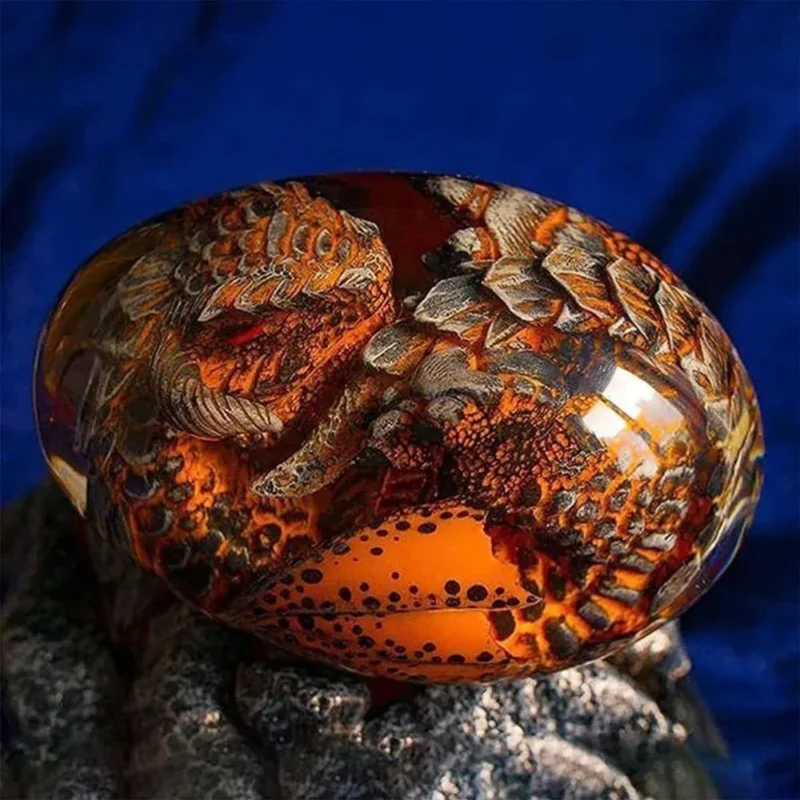 Dinosaur Egg Resin Statue Garden Decoration Lava Dragon Crafts Sculpture Desktop Ornament Collection Home Office Decor NEW - Image 4