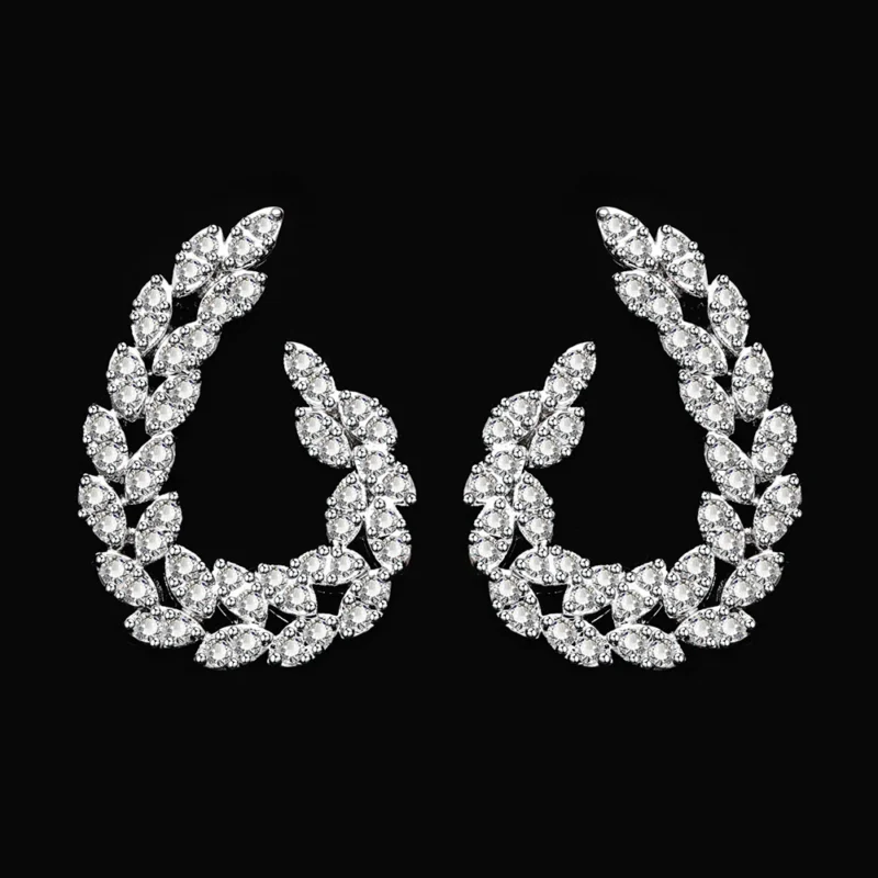 2024 New Wedding Jewelry Set for Women Saudi Arabia 4 Pieces Zirconia Bridal Jewellery Collection Necklace Set - Image 5