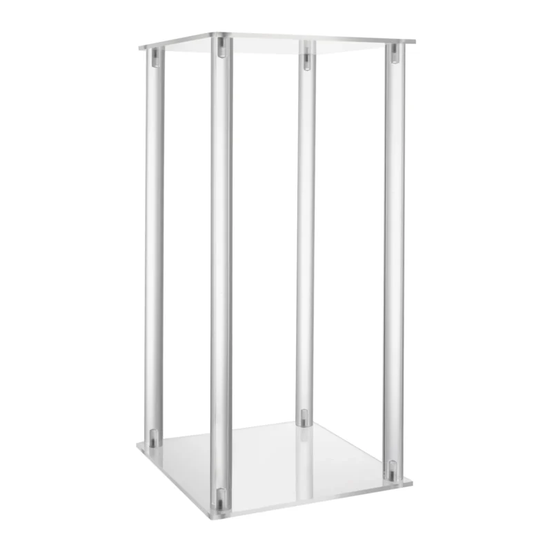 Acrylic Vase Wedding Centrepieces, 3 PCS Clear Column Flower Display Stand, Geometric Display Stand for Home Decor 40/60/80cm - Image 6