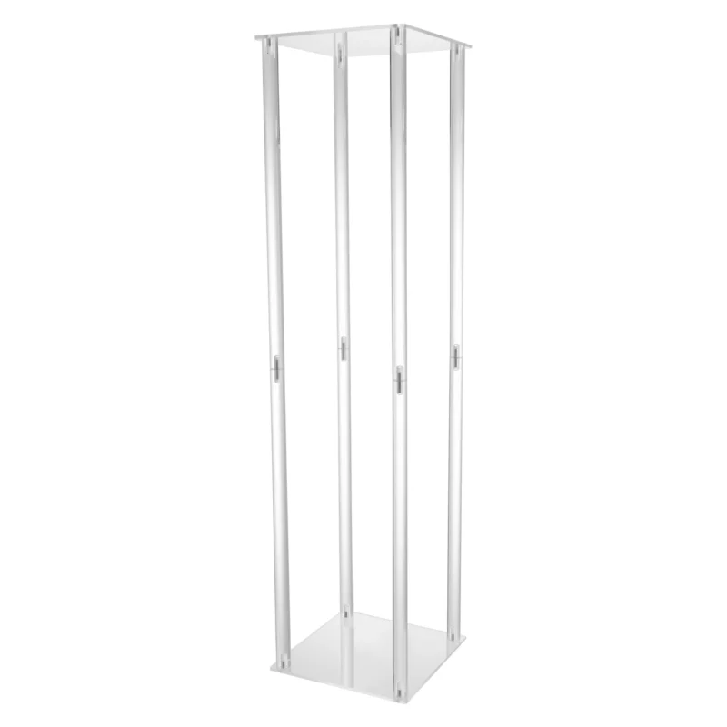 Acrylic Vase Wedding Centrepieces, 3 PCS Clear Column Flower Display Stand, Geometric Display Stand for Home Decor 40/60/80cm - Image 5